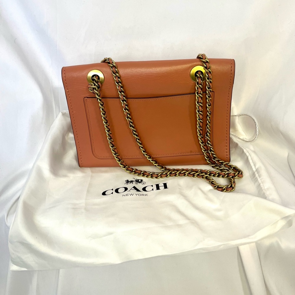 Coach Parker gold chain shoulder bag - Picture 2 of 4